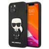 Karl Lagerfeld KLHCP13MOKPK iPhone 13/ 14 / 15 6,1" czarny/black hardcase Saffiano Ikonik Karl`s Patch
