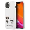 Karl Lagerfeld KLHCP13MSSKCW iPhone 13/ 14 / 15 6,1" hardcase biały/white Silicone Karl & Choupette