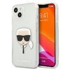 Karl Lagerfeld KLHCP13SKHTUGLS iPhone 13mini 5,4" srebrny/silver hardcase Glitter Karl`s Head