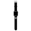 Karl Lagerfeld Pasek KLAWMSLCK AppleWatch 38/40/41mm czarny/black strap Silicone Choupette Heads