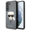 Karl Lagerfeld KLHCS22MSAKHSL S906 S22+srebrny/silver hardcase Saffiano Ikonik Karl`s Head
