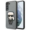 Karl Lagerfeld KLHCS22MOKPG S906 S22+srebrny/silver hardcase Saffiano Ikonik Karl`s Patch