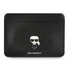Karl Lagerfeld Sleeve KLCS16PISFBK 16"czarny/black Saffiano Ikonik Karl