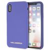 Karl Lagerfeld KLHCPXSLVOG iPhone X/Xs hardcase fioletowy/violet Silicone