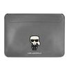 Karl Lagerfeld Sleeve KLCS14PISFG 14"srebrny/silver Saffiano Ikonik Karl