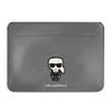 Karl Lagerfeld Sleeve KLCS16PISFG 16"srebrny/silver Saffiano Ikonik Karl