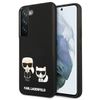 Karl Lagerfeld KLHCS22MSSKCK S22+ S906hardcase czarny/black Silicone Karl & Choupette