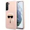 Karl Lagerfeld KLHCS22SSLKHPI S22 S901rożowy/pink hardcase Silicone Karl`s Head