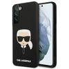 Karl Lagerfeld KLHCS22MSLKHBK S22+ S906 czarny/black hardcase Silicone Karl`s Head