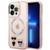 Karl Lagerfeld KLHMP14XHKCP iPhone 14Pro Max 6,7" hardcase różowy/pink Karl & Choupette Aluminium Magsafe