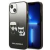 Karl Lagerfeld KLHCP13MTGKCK iPhone 13/ 14 / 15 6,1" hardcase czarny/black Gradient Ikonik Karl & Choupette