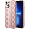 Karl Lagerfeld KLHCP14SHKLSPCP iPhone 14 / 15 / 13 6,1" hardcase różowy/pink Mono Vertical Stripe