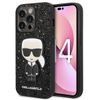 Karl Lagerfeld KLHCP14XGFKPK iPhone 14Pro Max 6,7" hardcase czarny/black Glitter Flakes Ikonik