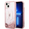 Karl Lagerfeld KLHCP14SLBKLCP iPhone 14 / 15 / 13 6,1" różowy/pink hardcase Liquid Glitter Big KL
