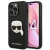 Karl Lagerfeld KLHCP14XSAPKHK iPhone 14Pro Max 6,7" czarny/black hardcase Saffiano Karl`s Head Patch