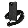 Karl Lagerfeld KLHCP14MSTMMK iPhone 14 Plus / 15 Plus 6,7" hardcase czarny/black Monogram Plaque Logo Strap