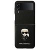 Karl Lagerfeld KLHCZF4IKMSBK F721Z Flip 4 czarny/black book Saffiano Ikonik Metal