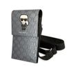 Karl Lagerfeld Torebka KLWBSAMIPGsrebrny/silver Ikonik Karl Monogram Patch