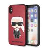 Karl Lagerfeld KLHCPXIKPURE iPhone X/XShardcase czerwony/red Ikonic Karl Fullbody