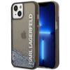 Karl Lagerfeld KLHCP14SLCKVK iPhone 14/ 15 / 13 6,1" czarny/black hardcase Liquid Glitter Elong