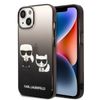 Karl Lagerfeld KLHCP14MTGKCK iPhone 14Plus / 15 Plus 6,7" hardcase czarny/black Gradient Ikonik Karl & Choupette