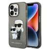 Karl Lagerfeld KLHCP14LHNKCTGK iPhone 14Pro 6,1" czarny/black hardcase Glitter Karl&Choupette
