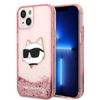 Karl Lagerfeld KLHCP14SLNCHCP iPhone 14/ 15 / 13 6,1" różowy/pink hardcase Glitter Choupette Head