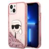 Karl Lagerfeld KLHCP14MLNKHCP iPhone 14 Plus / 15 Plus 6,7" różowy/pink hardcase Glitter Karl Head