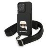 Karl Lagerfeld KLHCP13LSAKHPK iPhone 13Pro / 13 6,1" hardcase Saffiano Metal Karl Head