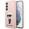 Karl Lagerfeld KLHCS23SSNIKBCP S23 S911 hardcase różowy/pink Silicone Ikonik