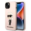 Karl Lagerfeld KLHCP14SSNIKBCP iPhone 14/ 13 6,1" hardcase różowy/pink Silicone Ikonik