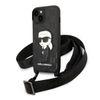 Karl Lagerfeld KLHCP14SSTKMK iPhone 14 / 15 / 13 6,1" czarny/black hardcase Monogram Ikonik Patch