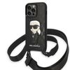 Karl Lagerfeld KLHCP14XSTKMK iPhone 14 Pro Max 6,7" czarny/black hardcase Monogram Ikonik Patch