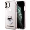 Karl Lagerfeld KLHCN61HNCHTCP iPhone 11/ Xr 6,1" różowy/pink hardcase Ikonik Choupette
