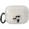 Karl Lagerfeld KLAP2HNKCTGT Airpods Pro2 (2022/2023) cover transparent Glitter Karl&Choupette