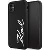 Karl Lagerfeld KLHCN61SKSVGK iPhone 11 / Xr  6.1" czarny/black hardcase Silicone Signature