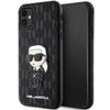 Karl Lagerfeld KLHCN61SAKHPKK iPhone 11/ Xr 6.1" czarny/black Saffiano Monogram Ikonik