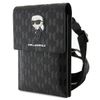 Karl Lagerfeld Torebka KLWBSAKHPKKczarny/black Saffiano Monogram Ikonik