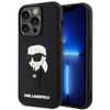 Karl Lagerfeld KLHCP14X3DRKINK iPhone 14Pro Max 6.7" czarny/black hardcase Rubber Ikonik 3D