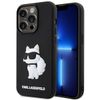 Karl Lagerfeld KLHCP14X3DRKHNK iPhone 14Pro Max 6.7" czarny/black hardcase Rubber Choupette 3D