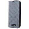 Karl Lagerfeld KLBKP14SSAKLHPG iPhone 14 / 15 / 13 6.1" bookcase srebrny/silver Saffiano Monogram