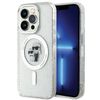 Karl Lagerfeld KLHMP15LHGKCNOT iPhone 15 Pro 6.1" transparent hardcase Karl&Choupette Glitter MagSafe