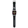 Karl Lagerfeld Pasek KLAWMSLKNK Apple Watch 38/40/41mm czarny/black strap 3D Rubber Karl Head