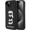 Karl Lagerfeld KLHCP15SSDHKCNK iPhone 15 / 14 / 13 6.1" czarny/black Silicone Karl&Choupette Head