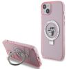 Karl Lagerfeld KLHMP15MHMRSKCP iPhone 15 Plus / 14 Plus 6.7" różowy/pink hardcase Ring Stand Karl&Choupettte MagSafe