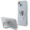 Karl Lagerfeld KLHMP15SHMRSKCH iPhone 15/ 14 / 13 6.1" biały/white hardcase Ring Stand Karl&Choupettte MagSafe