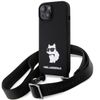 Karl Lagerfeld KLHCP15SSCBSCNK iPhone 15 / 14 / 13 6.1" hardcase czarny/black Crossbody Silicone Choupette