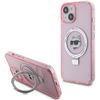 Karl Lagerfeld KLHMP15SHMRSCHP iPhone 15 / 14 / 13 6.1" różowy/pink hardcase Ring Stand Choupette Head MagSafe