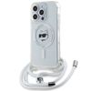 Karl Lagerfeld KLHMP14LHCCHNT iPhone 14 Pro 6.1" hardcase transparent IML Choupette Head & Cord Magsafe