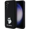Karl Lagerfeld KLHCS24MSMHCNPK S24+ S926 czarny/black hardcase Silicone Choupette Metal Pin